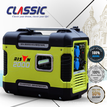 CLASSIC (CHINA) Fábrica del OEM Super Silent 2000W inversor generador para uso de camping, Generador de Inverter Digital